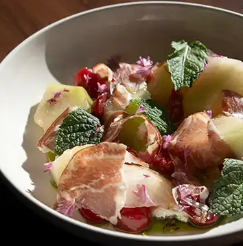 Prosciutto Melon Salad