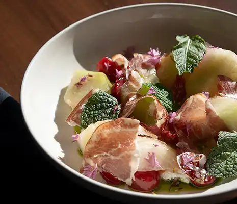 Prosciutto Melon Salad